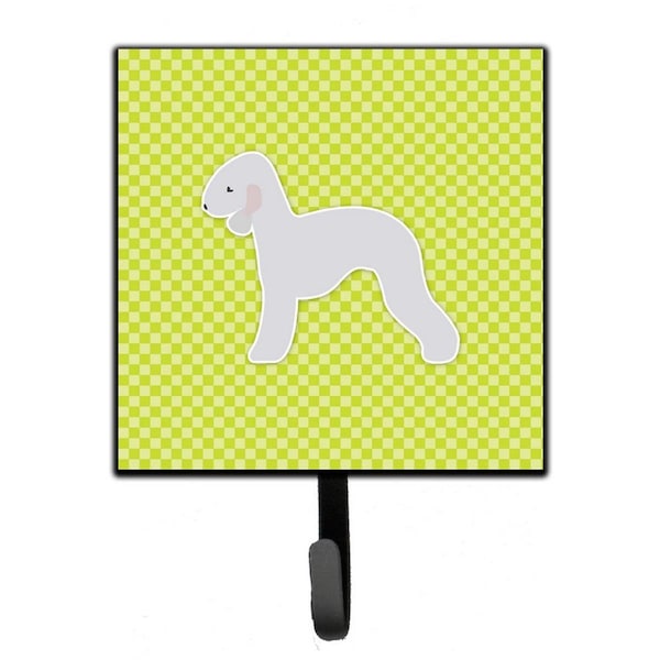 Micasa Bedlington Terrier Checkerboard Green Leash or Key Holder MI230126 - main